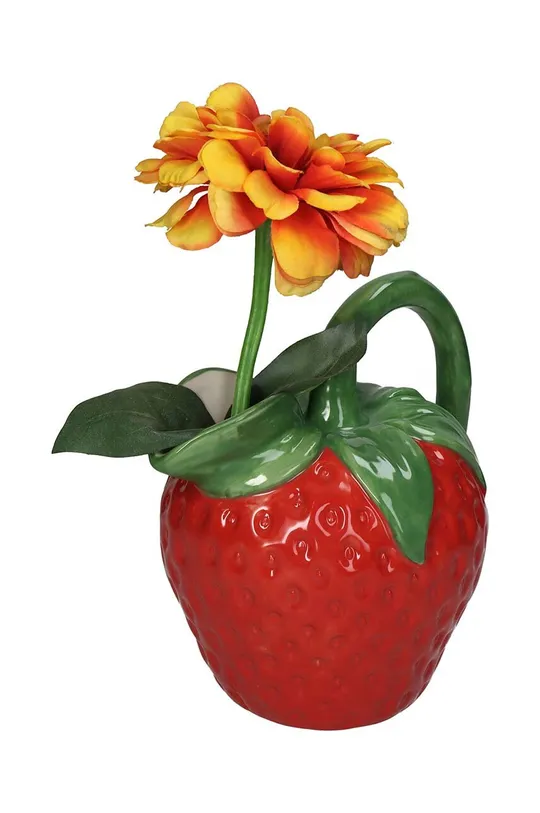 piros dekor váza
