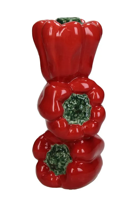 piros dekor váza Uniszex