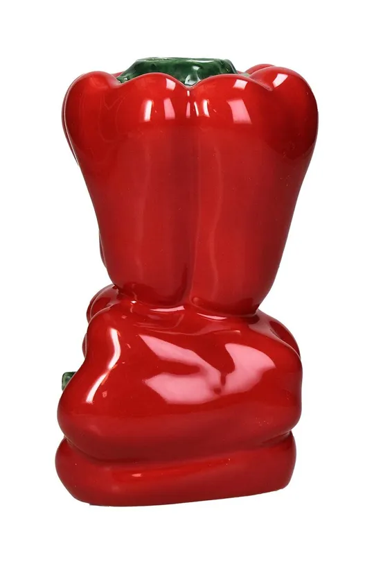 piros dekoratív gyertyatartó