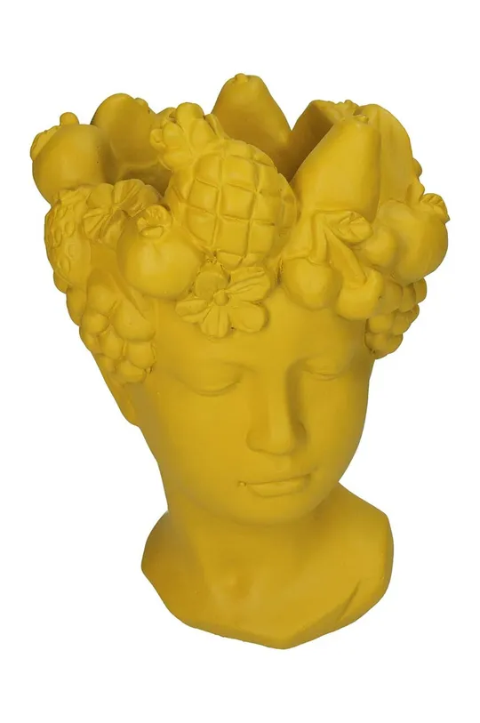 sárga virágcserép tartó Uniszex