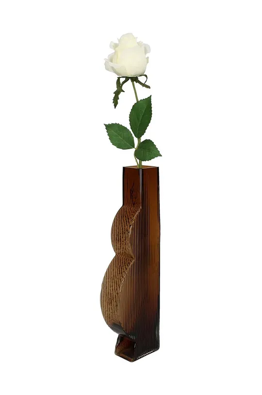 brązowy wazon dekoracyjny