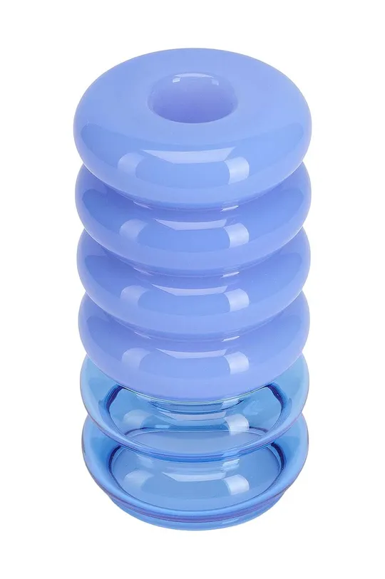 Design Letters vaso decorativo Bubble blu