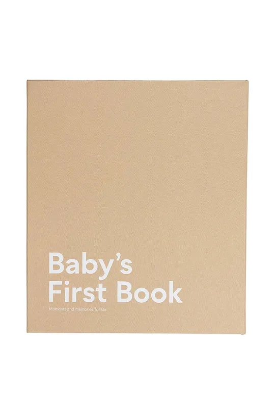 beżowy Design Letters album Babys First Book Vol. 2 Unisex
