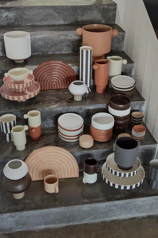 Ukrasna lončanica OYOY Toppu Pot S : Glazirana keramika