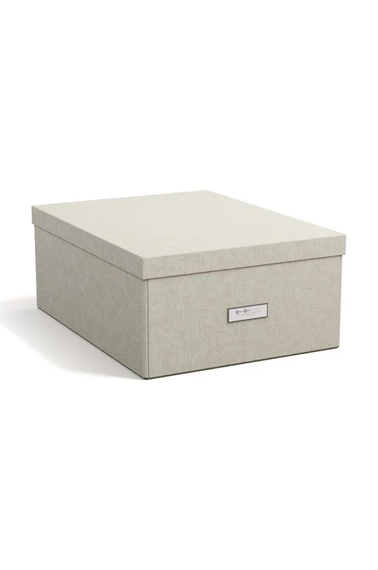 beżowy Bigso Box of Sweden pudełko do przechowywania Katrin Unisex