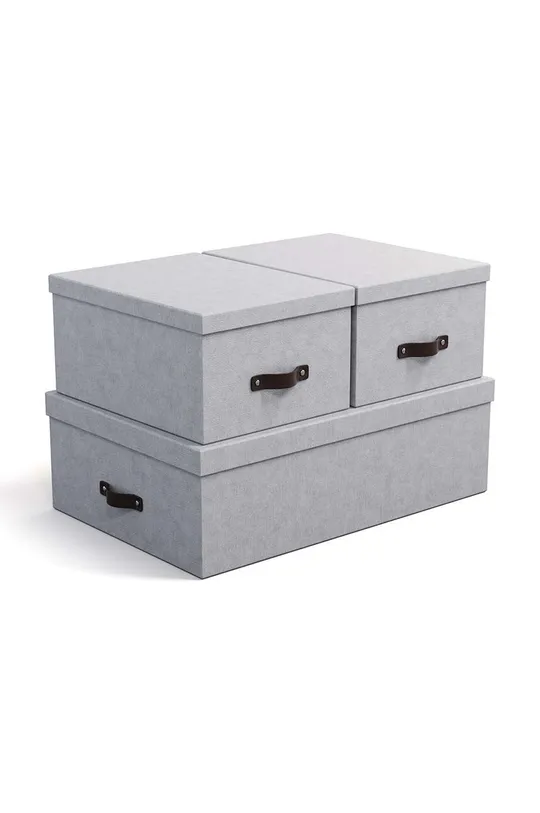 grigio Bigso Box of Sweden set contenitori Inge pacco da 3 Unisex