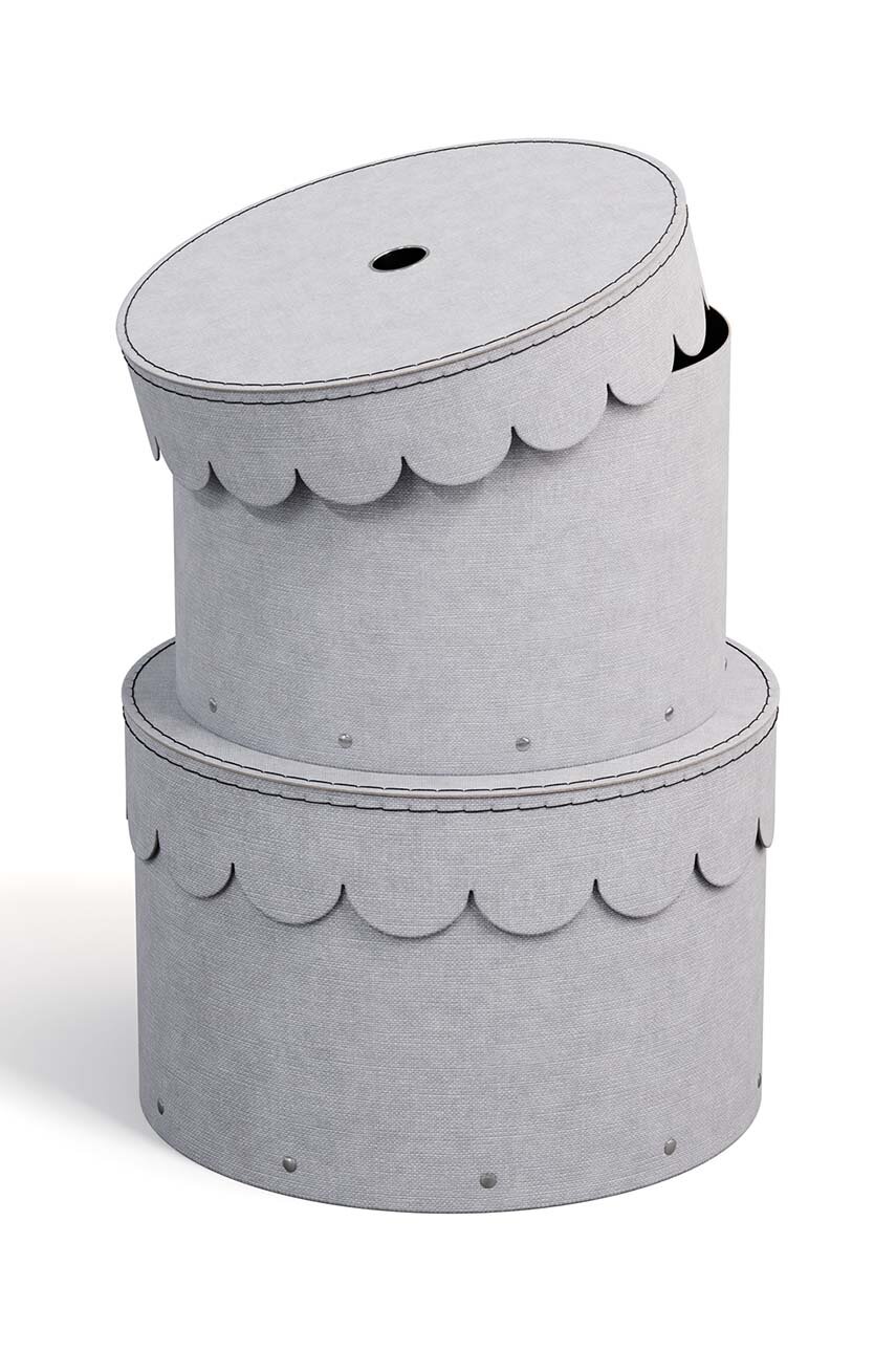 BIGSO BOX OF SWEDEN WILMA Set Van 2 Ronde Opbergdozen Met Deksel Opbergdoos Voor Kleding Speelgoed Enz Decoratieve Doos Vezelplaat En Papier In Linnenlook Beige 753563631 BIGSO BOX OF SWEDEN WILMA Set Van 2 Ronde Opbergdozen Met Deksel Opbergdoos Voor Kleding Speelgoed Enz Decoratieve Doos Vezelplaat En Papier In Linnenlook Beige 753563631