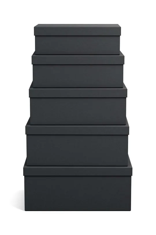 Набір ящиків для зберігання Bigso Box of Sweden Joel 5-pack сірий