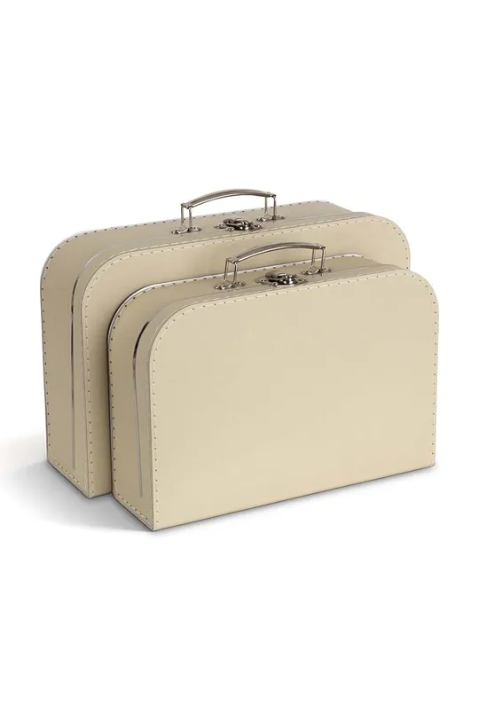 Sada úložných krabíc Bigso Box of Sweden Childrens Suitcase 2-pak : Papier, Drevená doska