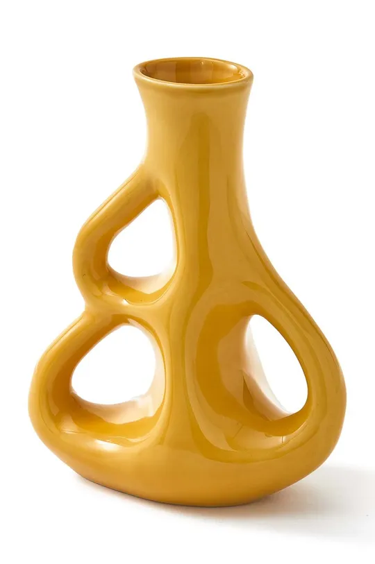 Pols Potten wazon dekoracyjny Three Ears żółty