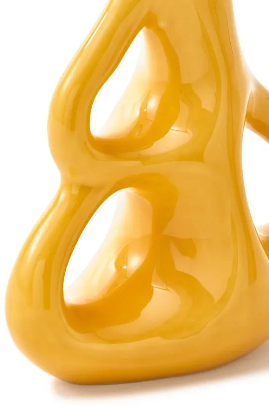 żółty Pols Potten wazon dekoracyjny Three Ears