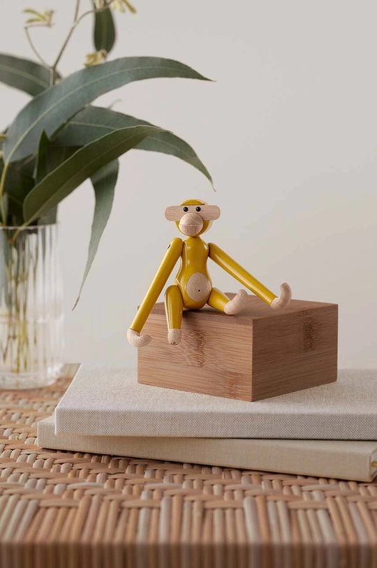 Kay Bojesen decorație Monkey Mini 39363 galben