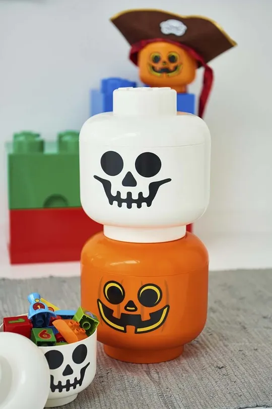 оранжевый Емкость с крышкой Lego