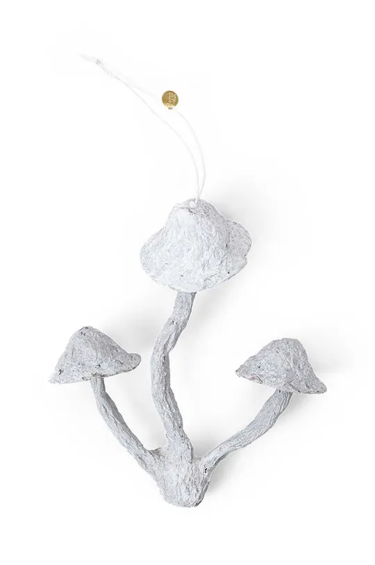 Новогодняя декорация ferm LIVING Mushroom Ornament белый 1104267523