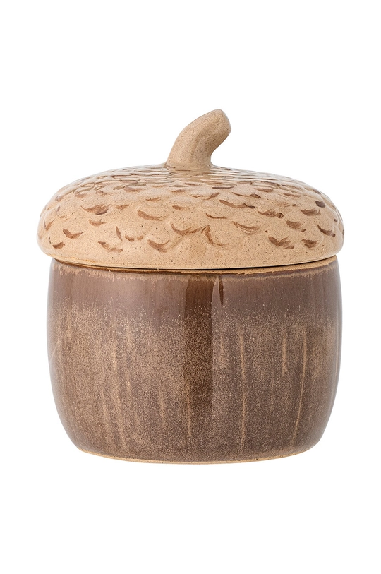 Δοχείο με καπάκι Bloomingville Acorn Jar 200 ml καφέ 82061137