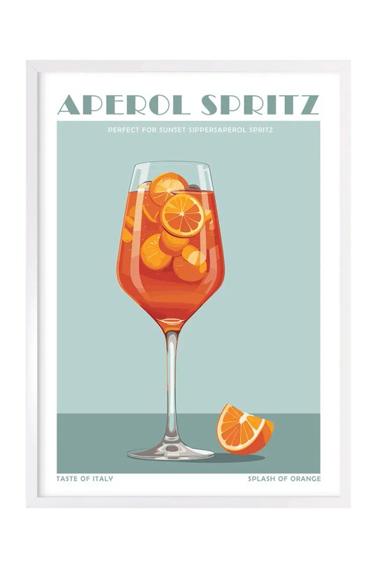 Διακόσμηση τοίχου home & lifestyle Sunset with Aperol πολύχρωμο 15.41.201.24058