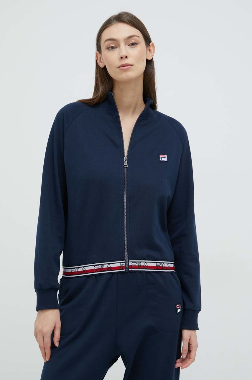 Fila dres lounge bawełniany granatowy