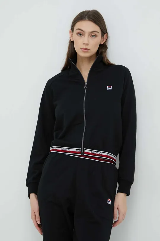 Fila dres lounge bawełniany czarny