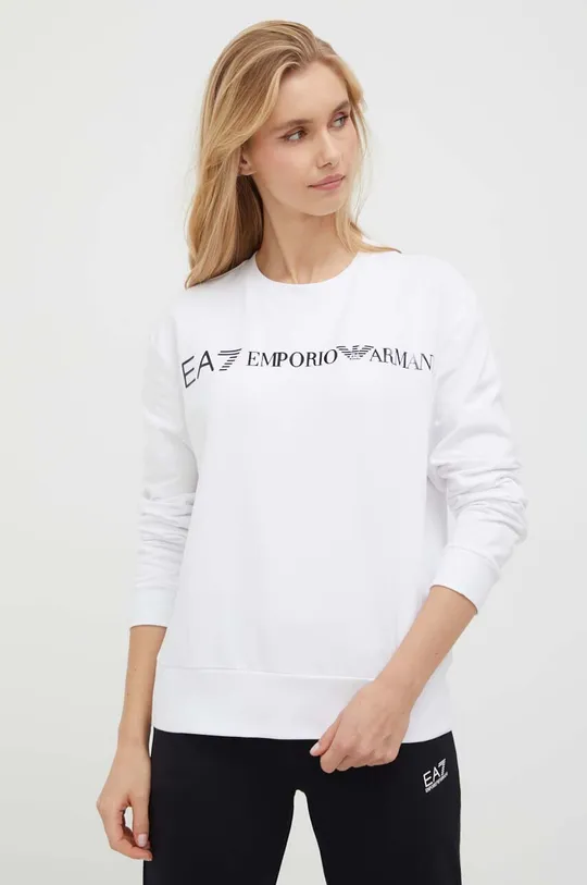 Φόρμα EA7 Emporio Armani λευκό