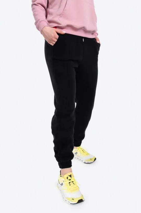μαύρο Παντελόνι φόρμας Alpha Industries Basic Jogger Γυναικεία