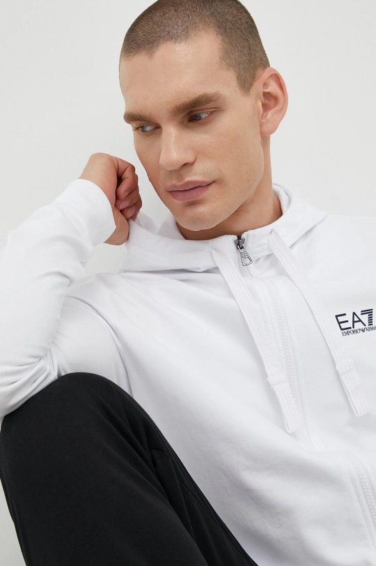 EA7 Emporio Armani tuta da ginnastica Materiale principale: 100% Cotone Applicazione: 97% Cotone, 3% Elastam