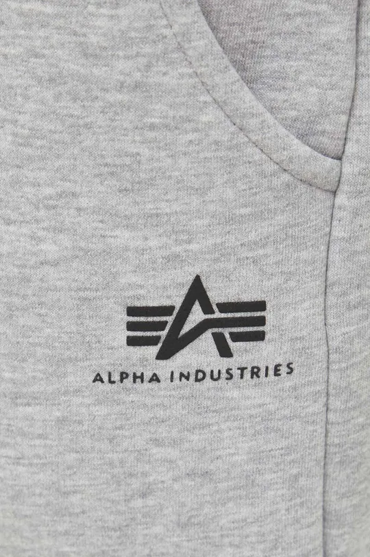 szary Alpha Industries spodnie dresowe Basic Jogger SL