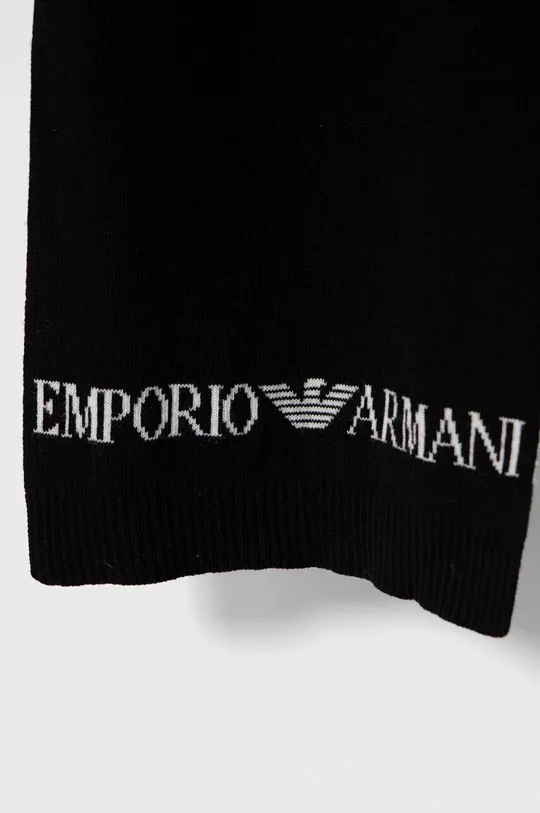 Шапка та шарф з домішкою вовни Emporio Armani