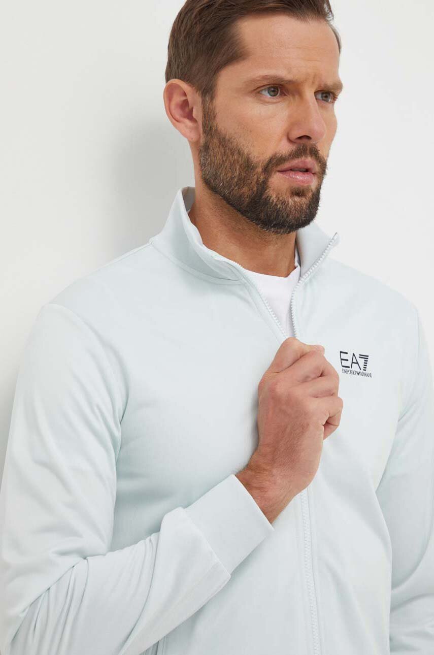 Спортивный костюм EA7 Emporio Armani мужской цвет бирюзовый | ANSWEAR.ua