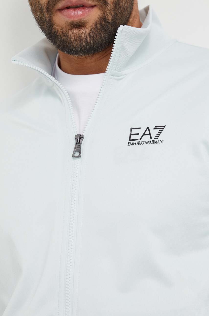 Спортивный костюм EA7 Emporio Armani мужской цвет бирюзовый | ANSWEAR.ua