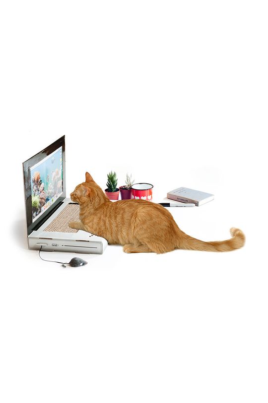 Luckies of London škrabadlo pro kočky Scratch Laptop vícebarevná