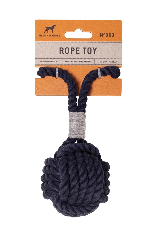 granatowy Field + Wander zabawka dla psa Dog Rope Toy Unisex