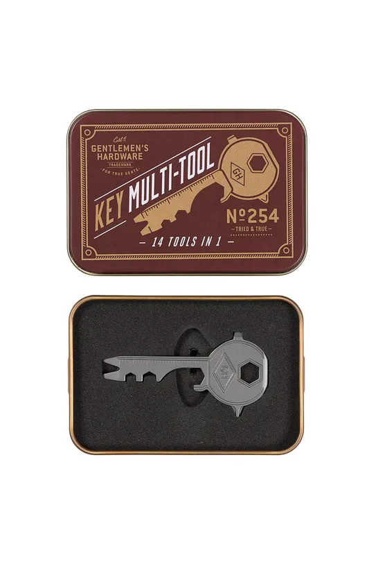 Gentlemen's Hardware kulcs alakú multitool  rozsdamentes acél