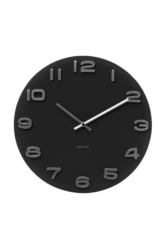 μαύρο Karlsson ρολόι τοίχου Unisex