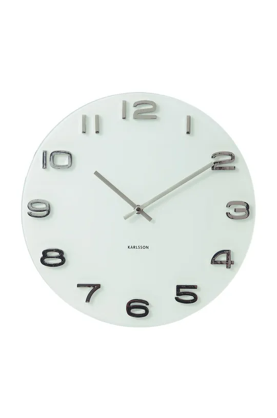 biały Karlsson zegar ścienny Unisex