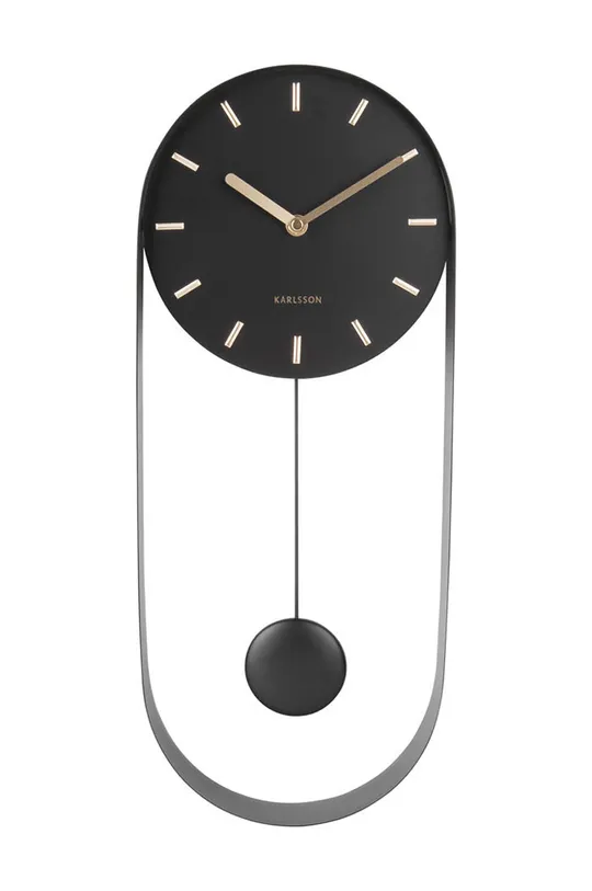 чорний Karlsson Настінний годинник Unisex