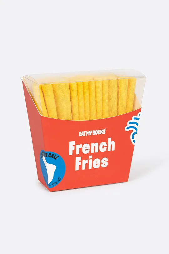 барвистий Eat My Socks Шкарпетки French Fries Unisex