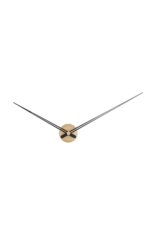 brązowy Karlsson zegar ścienny Unisex