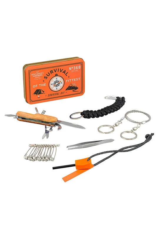 Gentelmen's Hardware set za kampiranje Survival Kit šarena