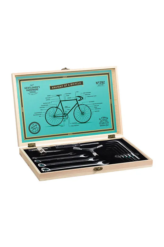 Gentelmen's Hardware Set za bicikliste - 13 elemenata šarena