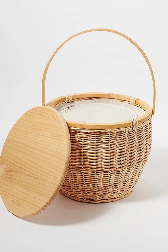SunnyLife Кошик для пікніка Picnic Cooler Basket  Алюміній, Бавовна, Метал, Плетений матеріал