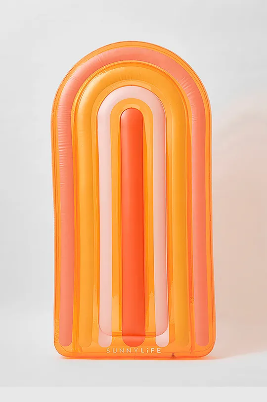 narancssárga SunnyLife felfújható matrac úszáshoz Luxe Rainbow Uniszex