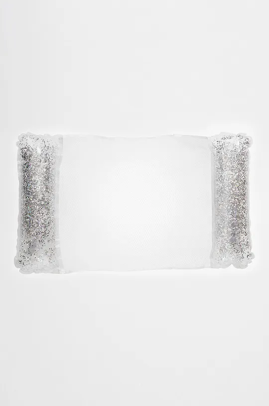 SunnyLife napihljiva blazina za vodo Hammock Glitter transparentna