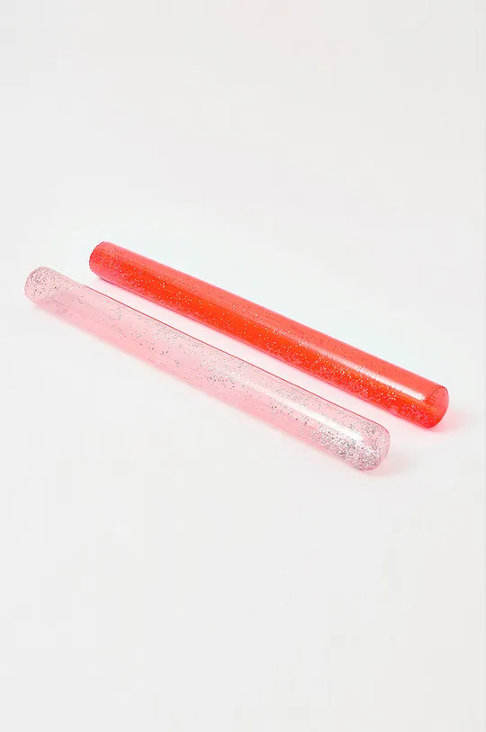 червоний SunnyLife Макарони для плавання Neon Coral (2-pack) Unisex