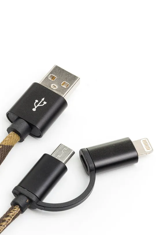 πολύχρωμο Luckies of London καλώδιο φόρτισης USB Camo Unisex