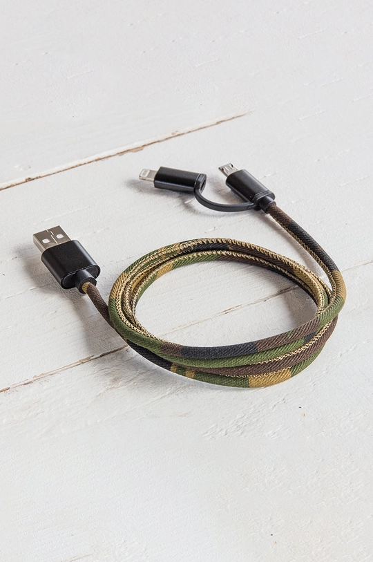 Luckies of London kabel USB do ładowania Camo multicolor