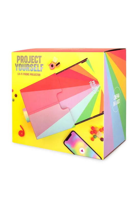 multicolor Luckies of London projektor filmów do smartfona Project Yourself Unisex