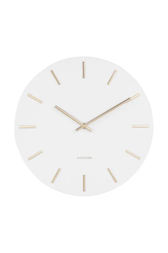 λευκό Ρολόι τοίχου Karlsson Unisex