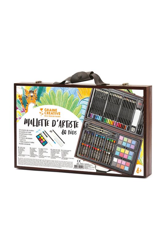 multicolor Graine Creative zestaw akcesoriów do rysowania Artist's Case (80-pack). Unisex