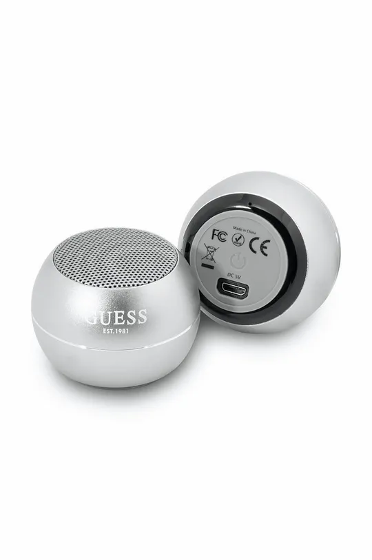 Guess głośnik bezprzewodowy mini speaker Aluminium