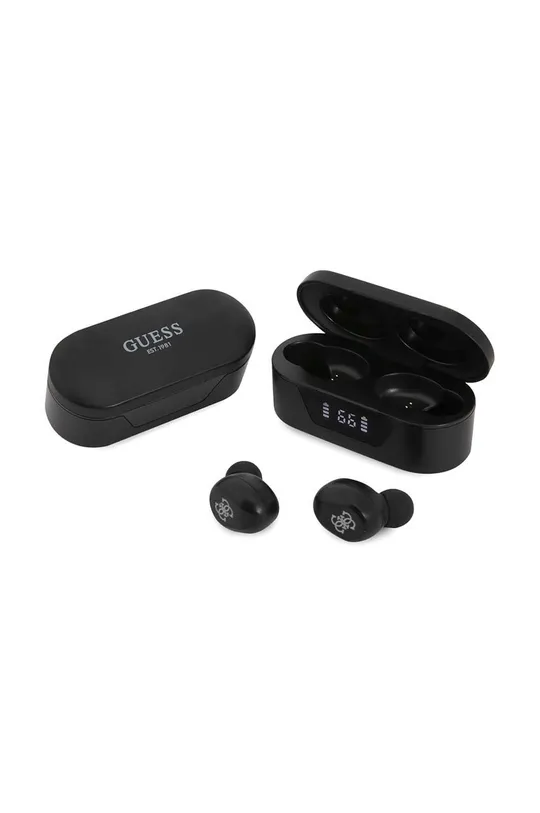 črna brezžične slušalke Guess Unisex